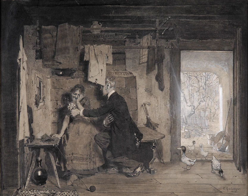 Corteggiamento, 1895